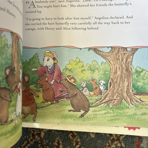 Angelina Ballerina 4 books - Christmas Vtg HC Pb Mix Fairy Balletcore Feminine - Picture 9 of 16